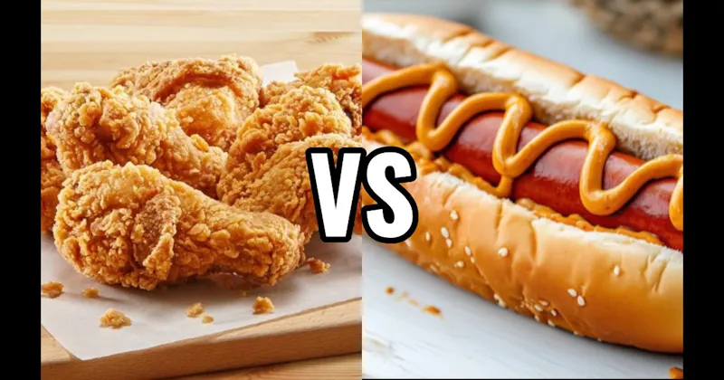 Fried Chicken vs. Hot Dogs