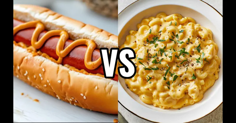 Hot Dogs vs. Macaroni and Cheese
