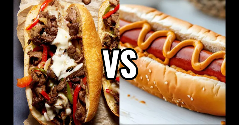 Hot Dogs vs. Philly Cheesesteak