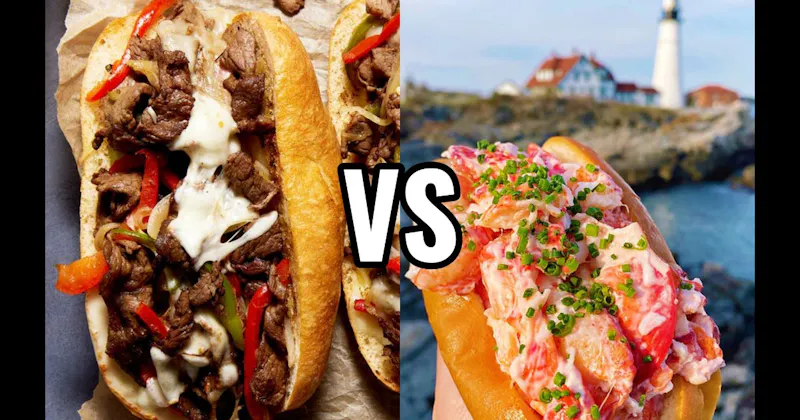 Lobster Roll vs. Philly Cheesesteak
