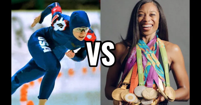 Allyson Felix vs. Bonnie Blair