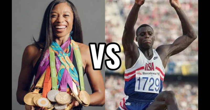 Allyson Felix vs. Carl Lewis