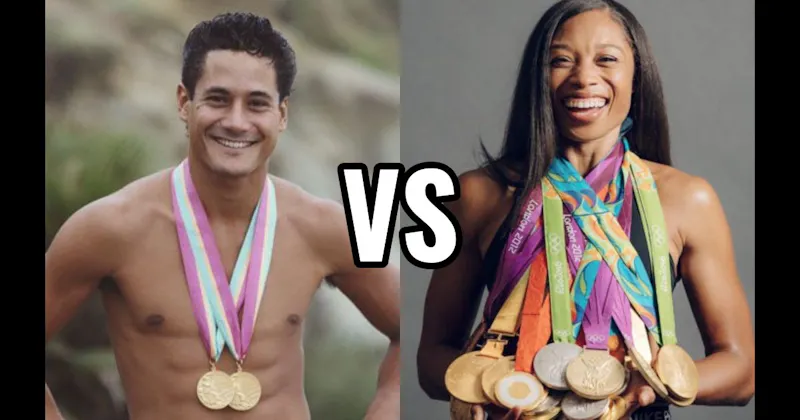 Allyson Felix vs. Greg Louganis