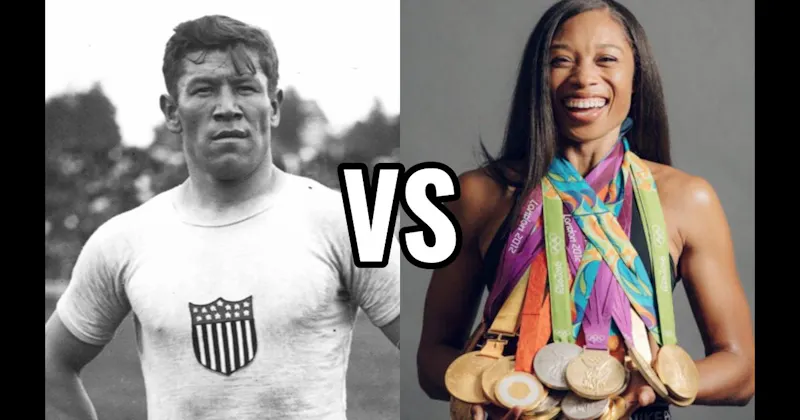 Allyson Felix vs. Jim Thorpe