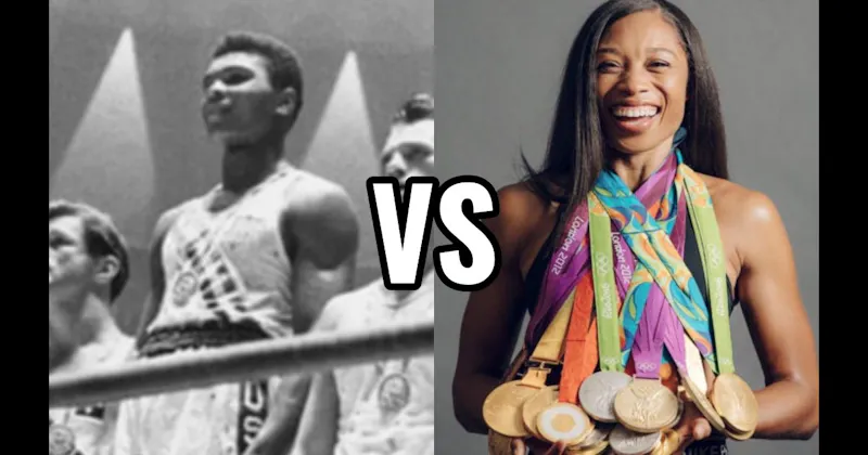 Allyson Felix vs. Muhammad Ali