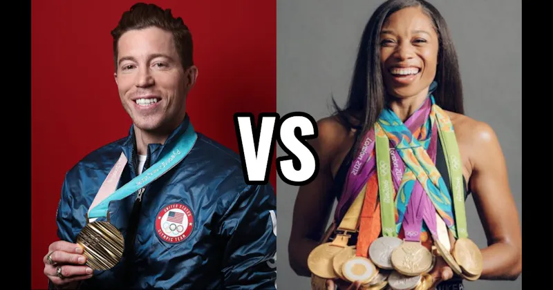 Allyson Felix vs. Shaun White