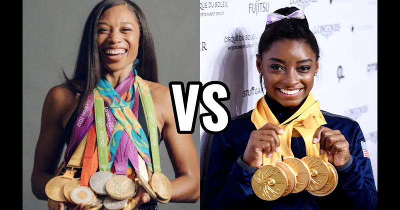 Allyson Felix vs. Simone Biles