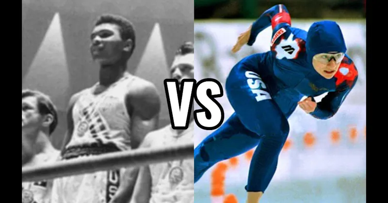 Bonnie Blair vs. Muhammad Ali