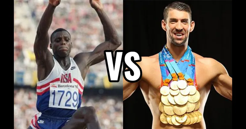 Carl Lewis vs. Michael Phelps