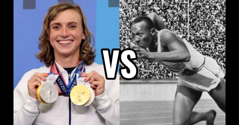 Jesse Owens vs. Katie Ledecky