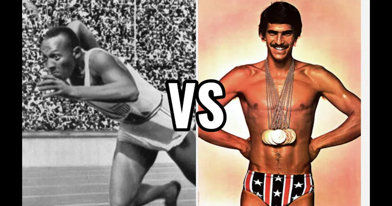 Jesse Owens vs. Mark Spitz