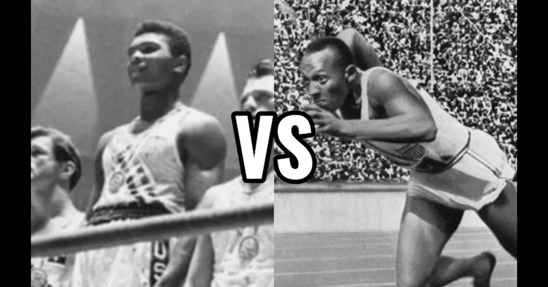 Jesse Owens vs. Muhammad Ali