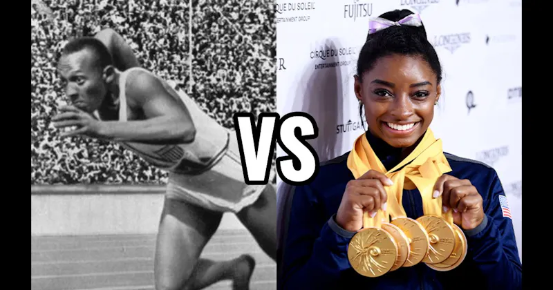 Jesse Owens vs. Simone Biles