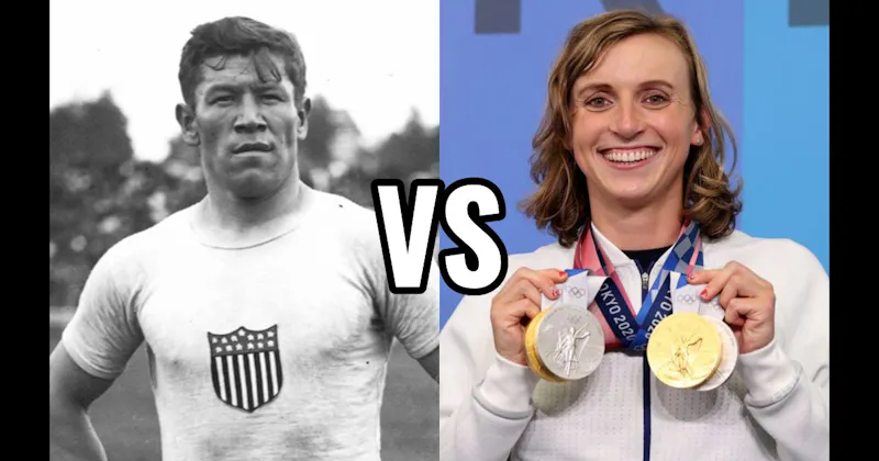 Jim Thorpe vs. Katie Ledecky