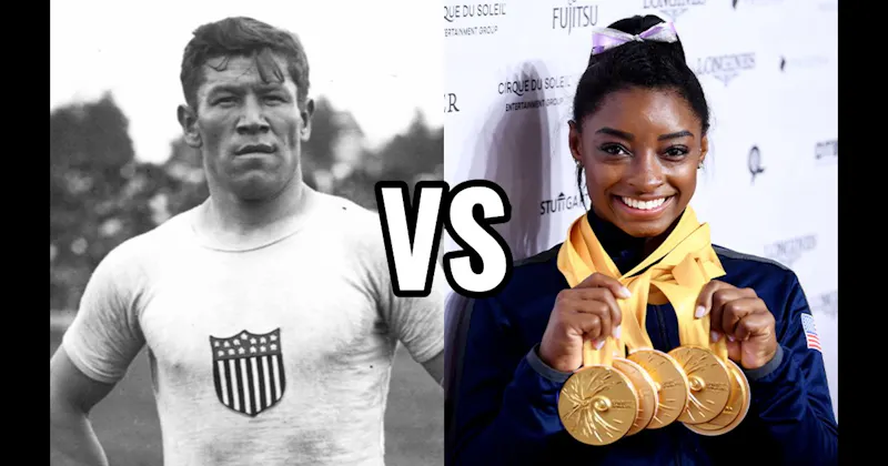 Jim Thorpe vs. Simone Biles