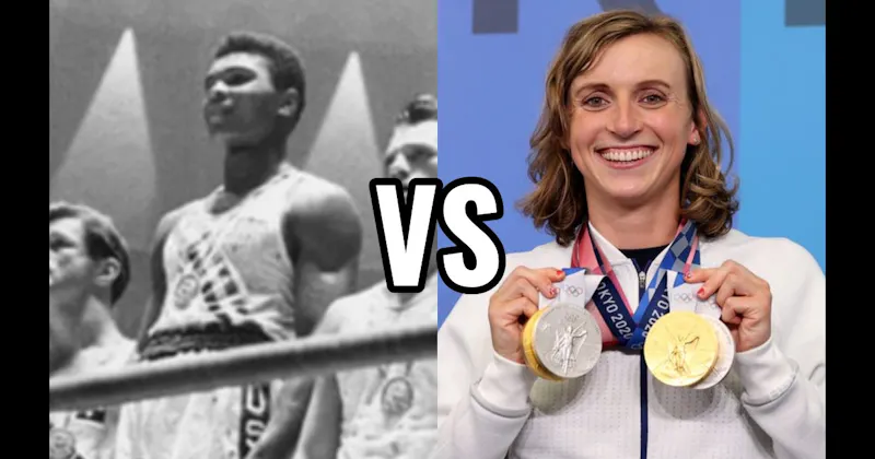 Katie Ledecky vs. Muhammad Ali