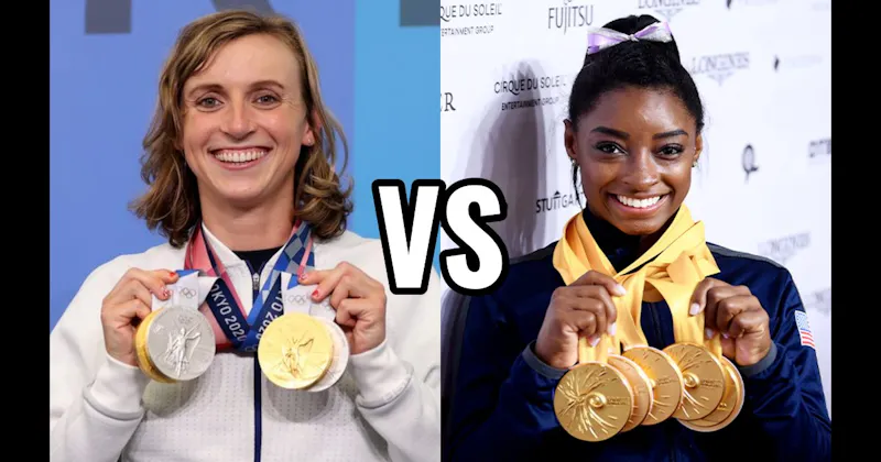 Katie Ledecky vs. Simone Biles