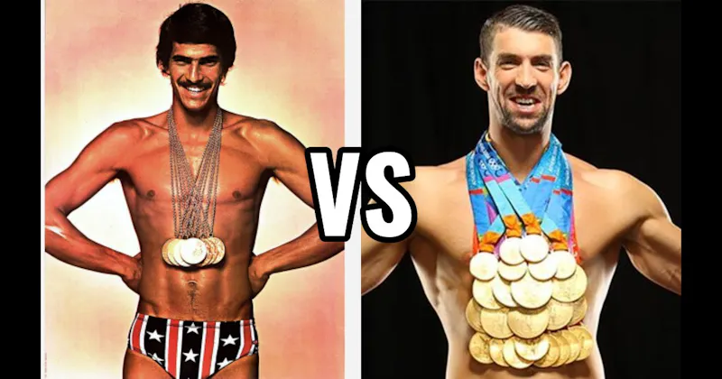 Mark Spitz vs. Michael Phelps