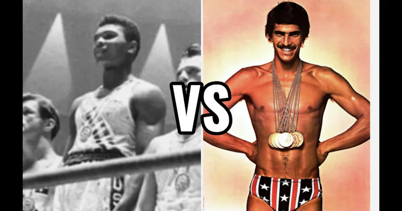 Mark Spitz vs. Muhammad Ali