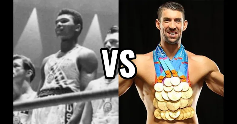 Michael Phelps vs. Muhammad Ali
