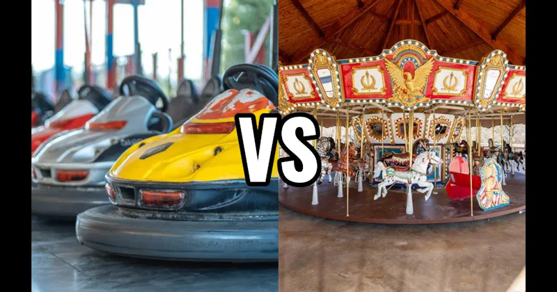Bumper Cars vs. Carousel