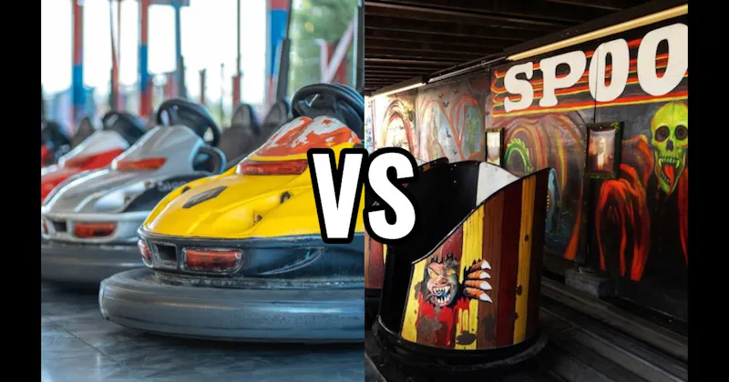 Bumper Cars vs. Haunted Dark Ride