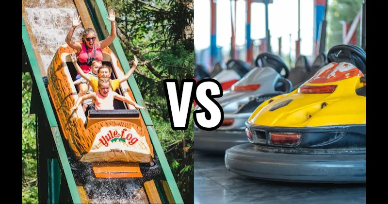 Bumper Cars vs. Log Flume