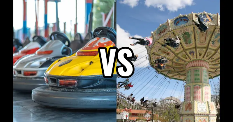 Bumper Cars vs. Swing Ride