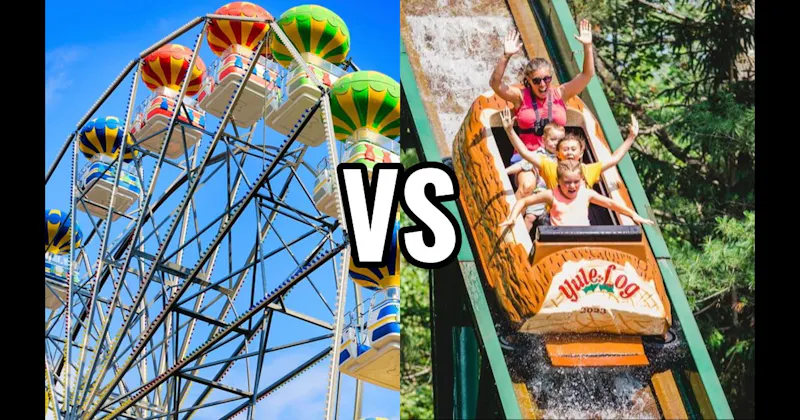 Ferris Wheel vs. Log Flume