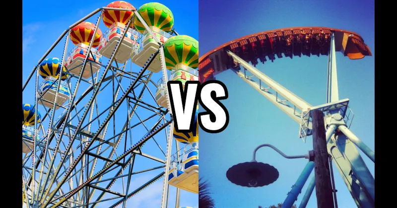 Ferris Wheel vs. Pirate Ship