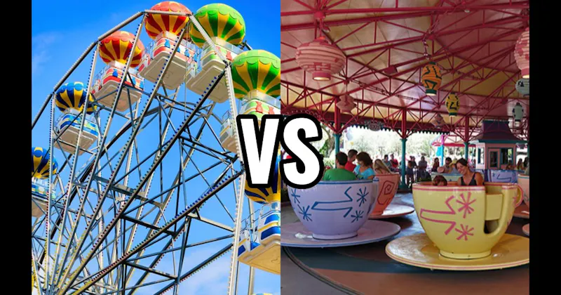 Ferris Wheel vs. Tea Cups