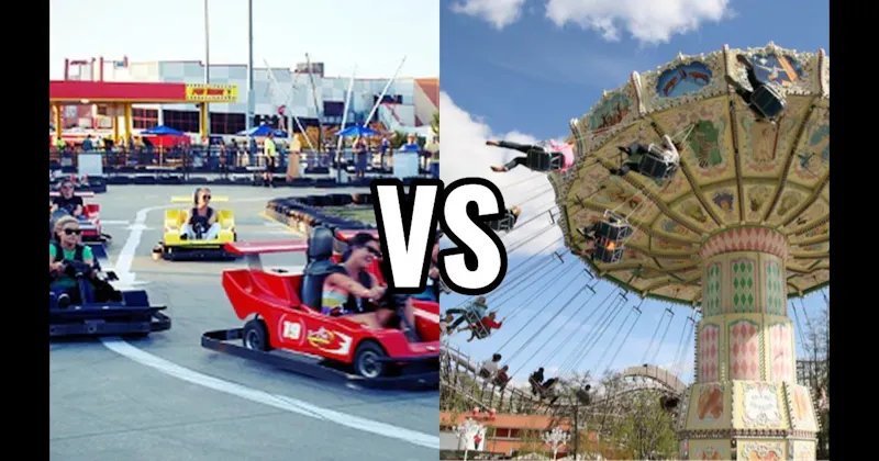 Go-Karts vs. Swing Ride