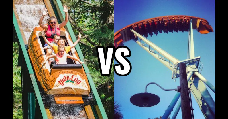 Log Flume vs. Pirate Ship