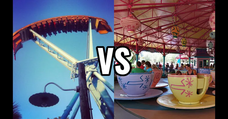 Pirate Ship vs. Tea Cups