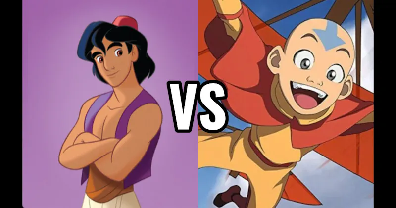 Aang (Avatar: The Last Airbender) vs. Aladdin (Aladdin)