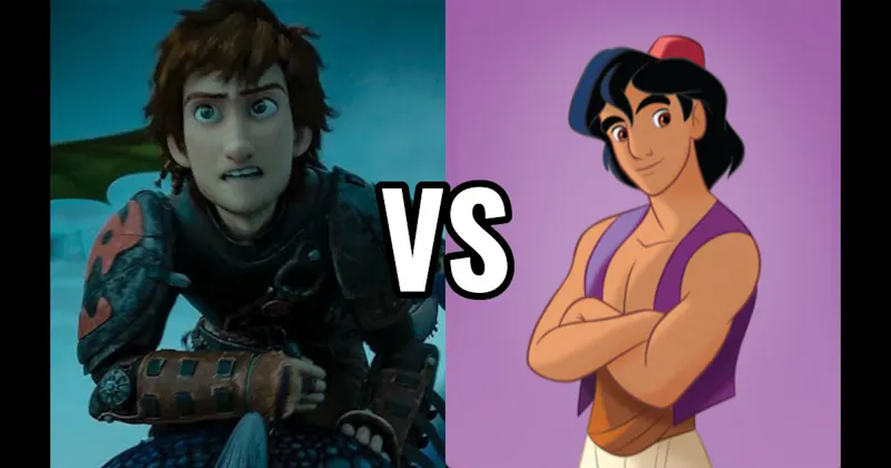 Aladdin (Aladdin) vs. Hiccup (How to Train Your Dragon)