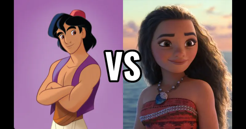 Aladdin (Aladdin) vs. Moana (Moana)