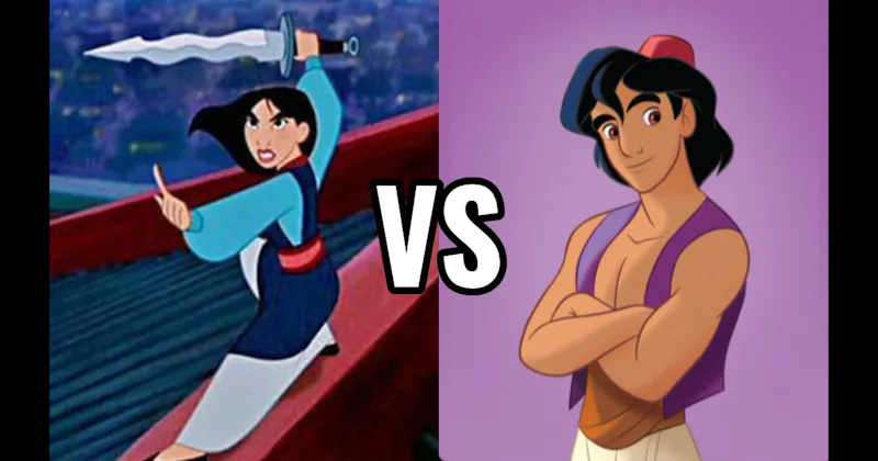 Aladdin (Aladdin) vs. Mulan (Mulan)