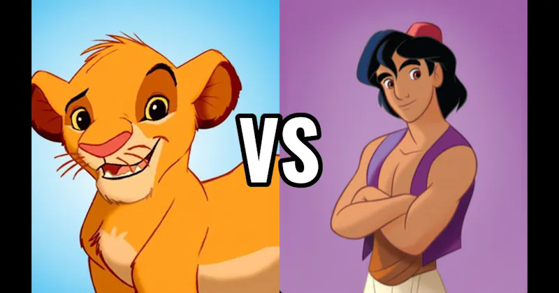 Aladdin (Aladdin) vs. Simba (Lion King)