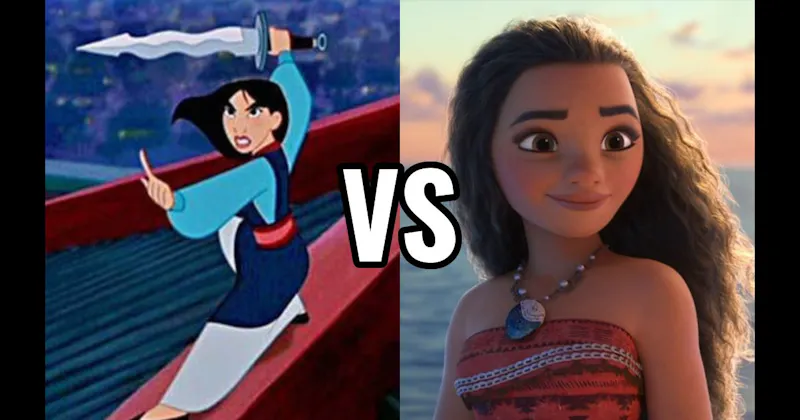 Moana (Moana) vs. Mulan (Mulan)