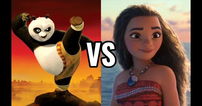 Moana (Moana) vs. Po (Kung Fu Panda)