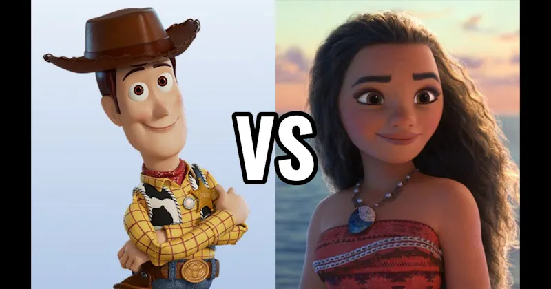 Moana (Moana) vs. Woody (Toy Story)