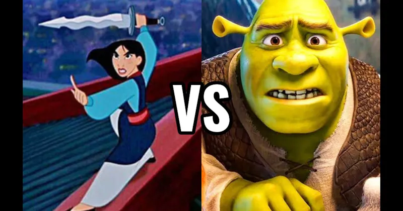 Mulan (Mulan) vs. Shrek (Shrek)