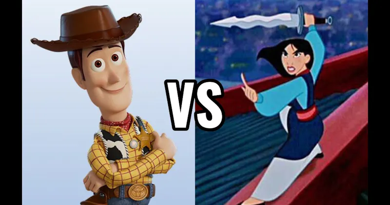 Mulan (Mulan) vs. Woody (Toy Story)