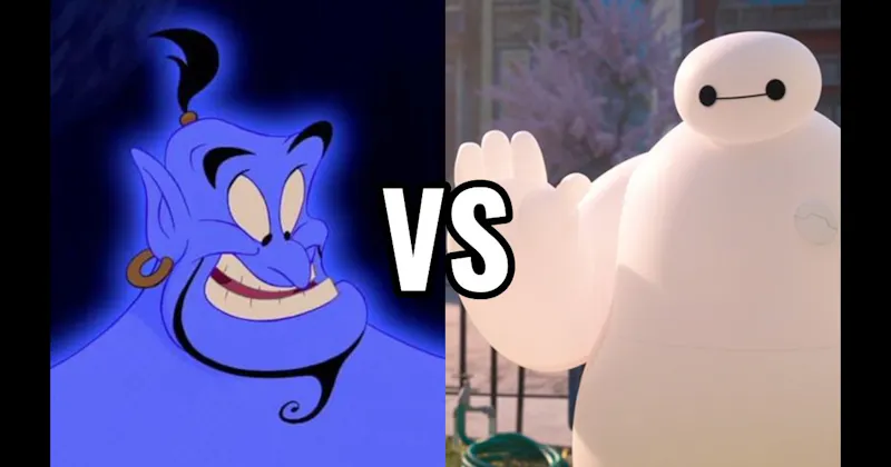 Baymax (Big Hero 6) vs. Genie (Aladdin)
