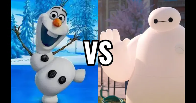 Baymax (Big Hero 6) vs. Olaf (Frozen)