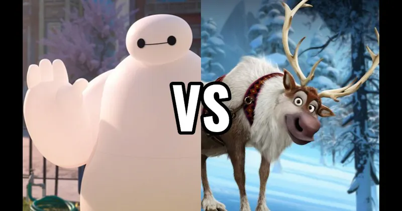 Baymax (Big Hero 6) vs. Sven (Frozen)