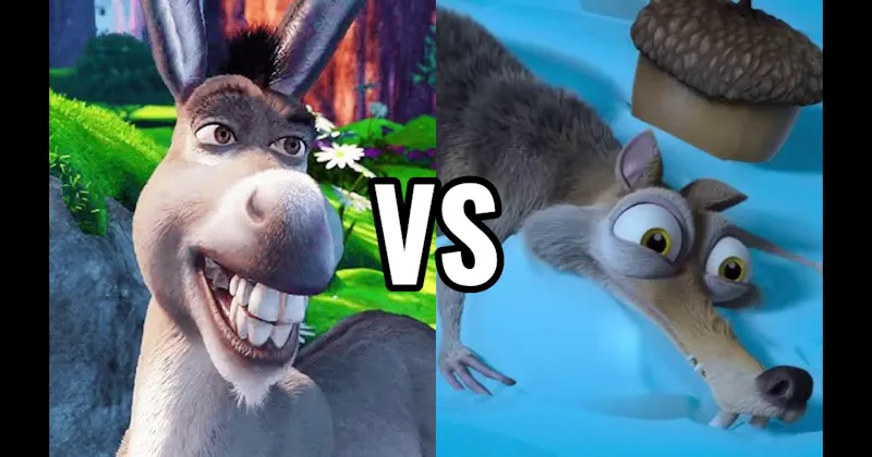 Donkey (Shrek) vs. Scrat (Ice Age)