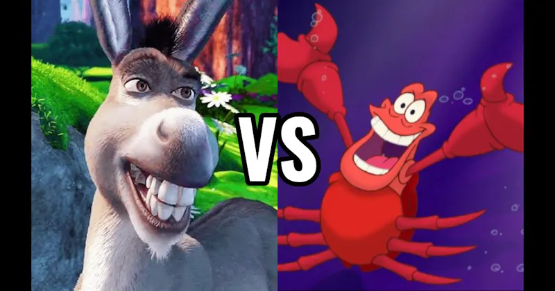 Donkey (Shrek) vs. Sebastian (Little Mermaid)