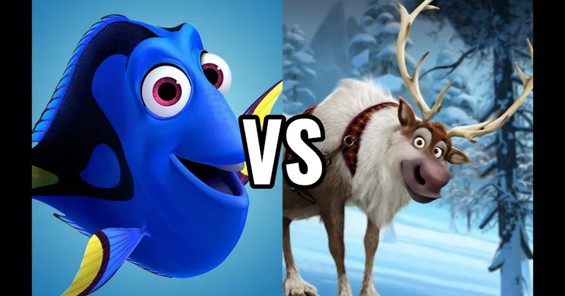 Dory (Finding Nemo) vs. Sven (Frozen)